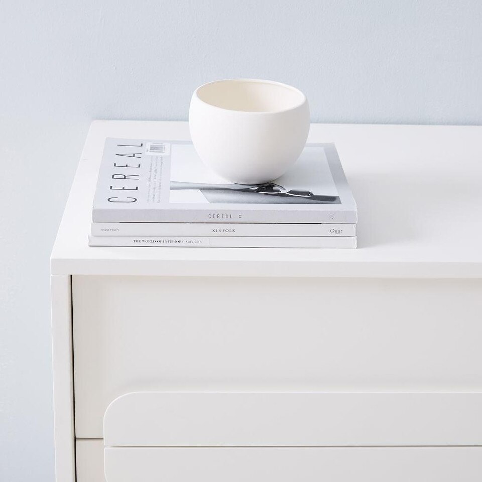 Gemini 6-Drawer Dresser - White Lacquer | west elm Australia